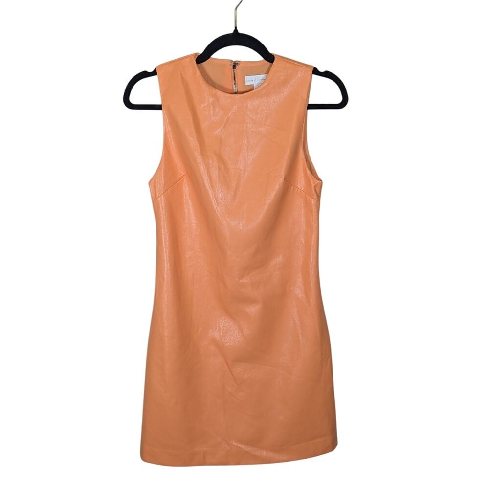 House of Harlow 1960 Vegan Faux Leather Retro go-go Dress